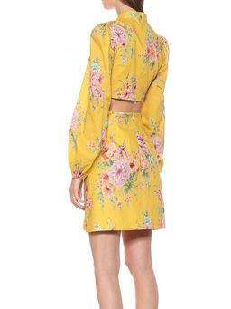 Zimmermann Zinnia Bow Cut Out Short Dress Size 6 for rent on The Volte - image 3