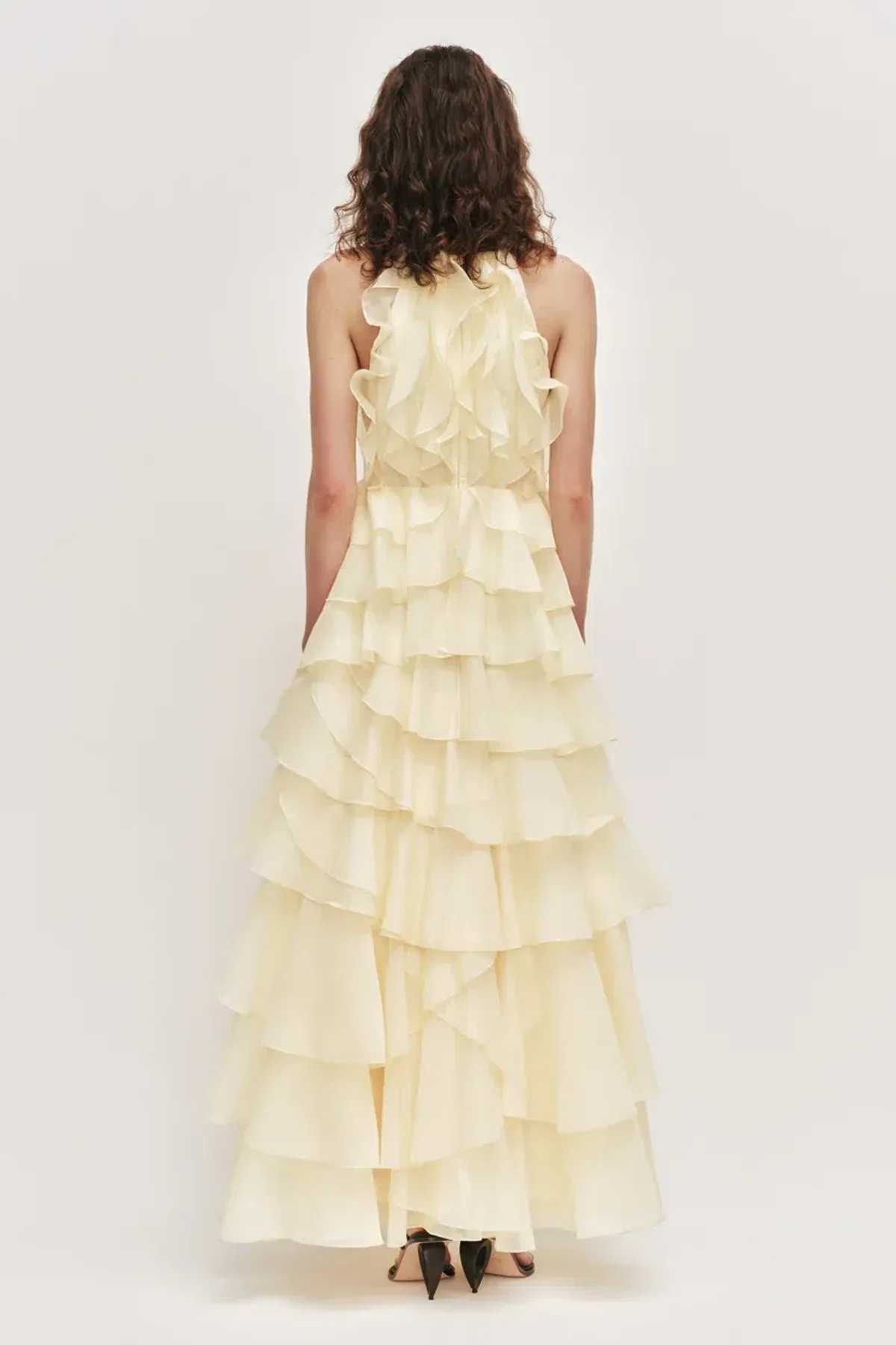 🍋 AJE Cleo Gown in Butter Yellow - Size 8 - Ruffle Tiered Maxi Dress 🍋 - Image 6