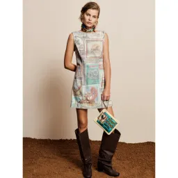 Alemais Andie Denim Mini Dress Size 6 for rent on The Volte - image 1