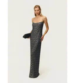 Arcina Ori Stevie Maxi Dress in Chrome Size 8 for rent on The Volte - image 2