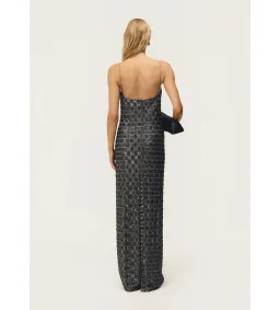 Arcina Ori Stevie Maxi Dress in Chrome Size 8 for rent on The Volte - image 4