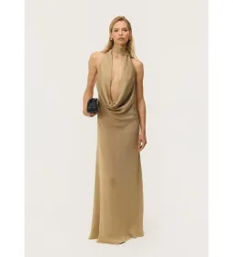 Arcina Ori Kaia Maxi Dress in Gold Size 6 for rent on The Volte - image 1