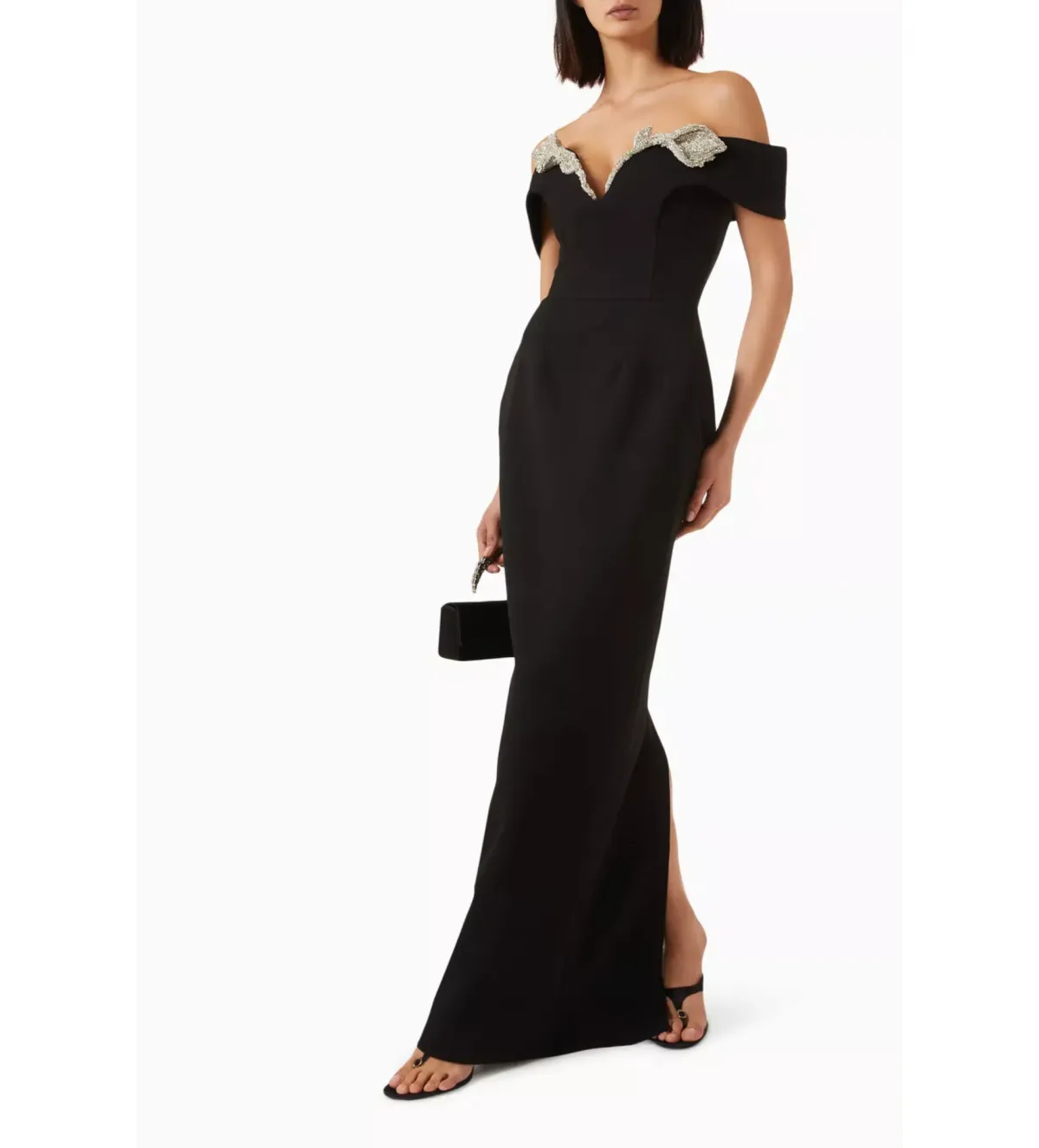 Rachel Gilbert Oscar Gown in Black Size AU8 - Image 2