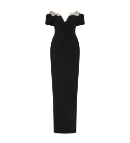 Rachel Gilbert Oscar Gown in Black Size 8 for rent on The Volte - image 1