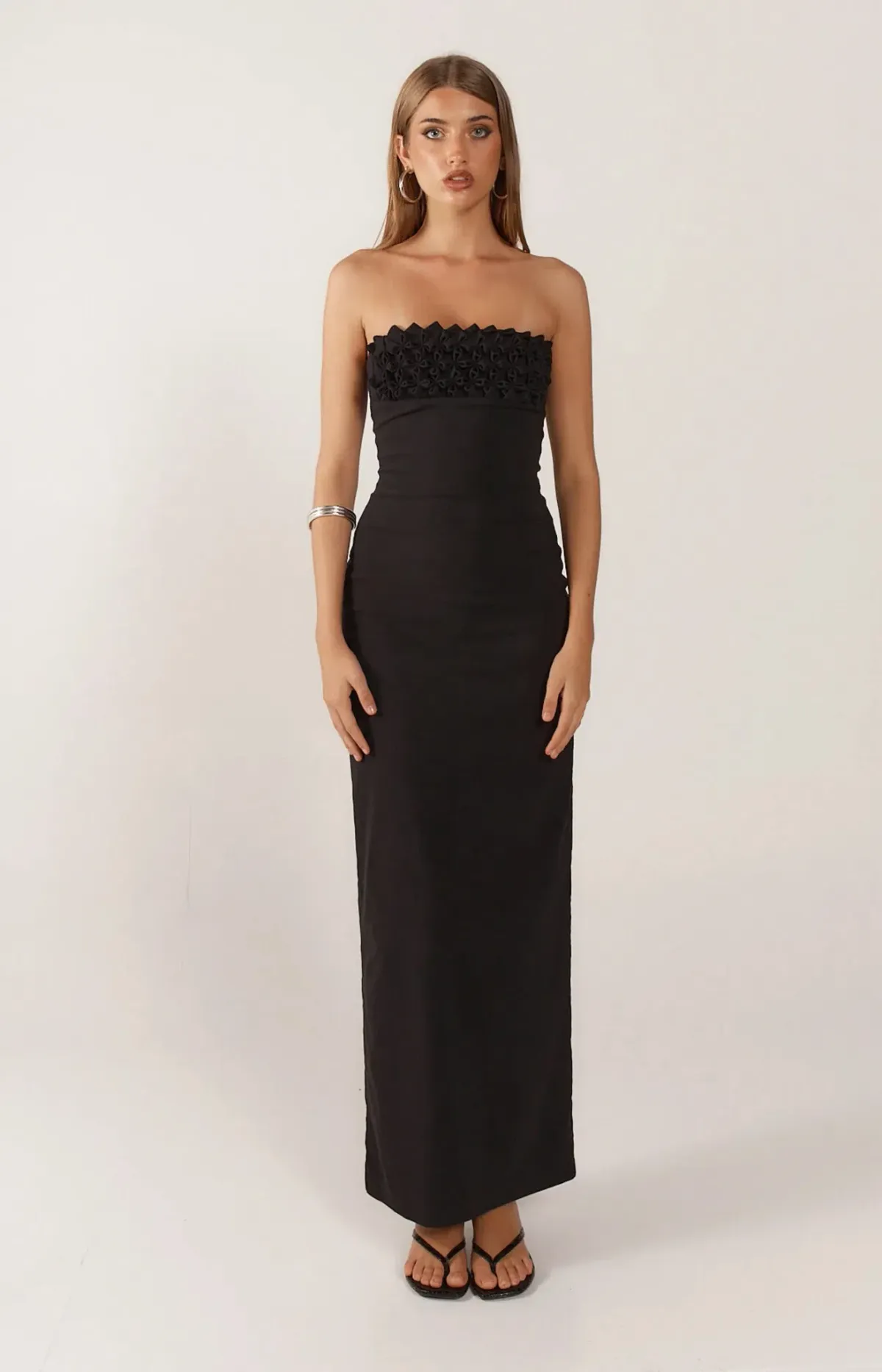 Ance Gria Margot Maxi Dress; Black; Medium / AU 10 - Image 1