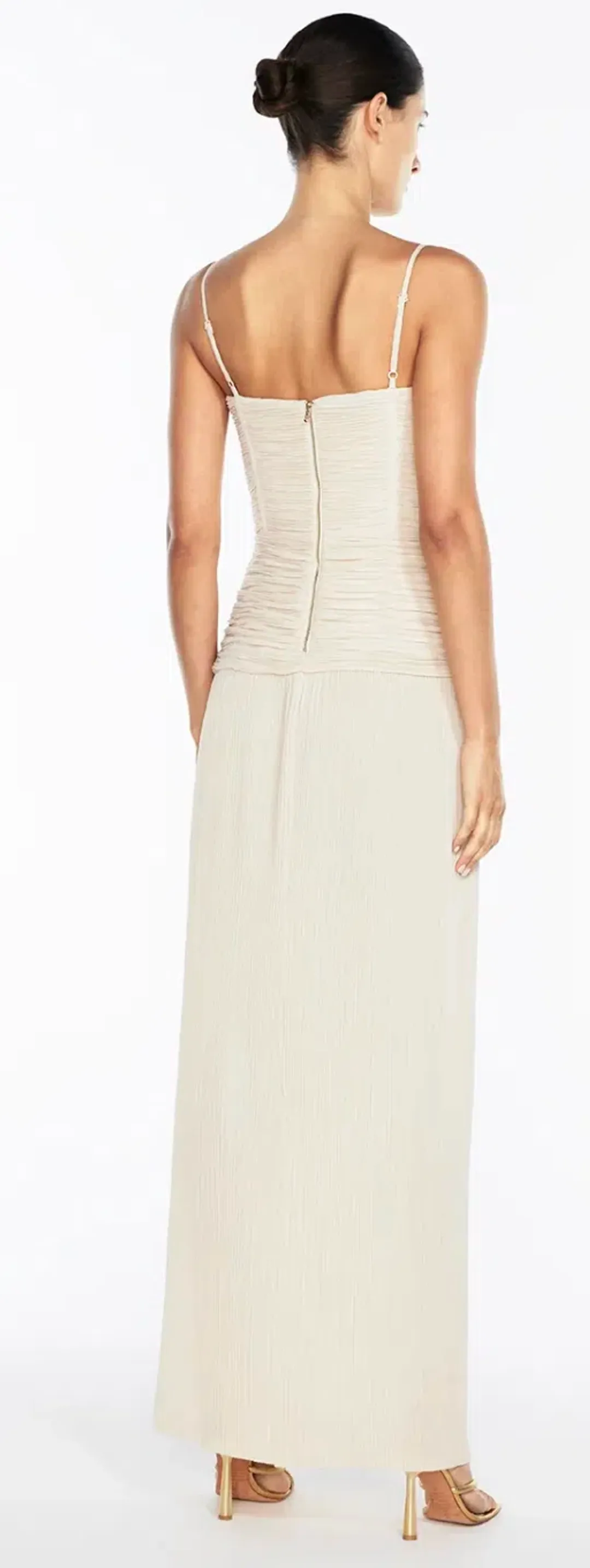 Manning Cartell Double Time Pleat Dress Nougat for rent on The Volte - main image