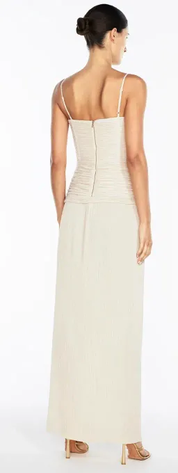 Manning Cartell Double Time Pleat Dress Nougat for rent on The Volte - image 3