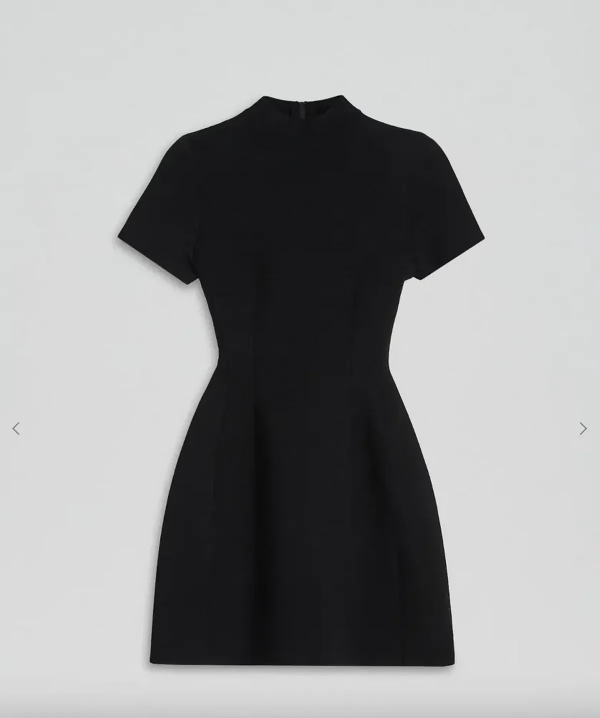 Scanlan Theodore Crepe Knit Peplum Mini Dress - Image 4