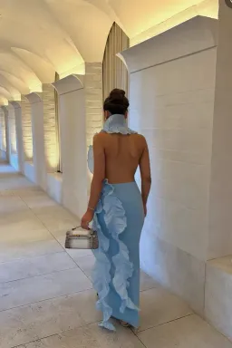 Deconduarte Hydrangea Maxi Dress for rent on The Volte - image 2