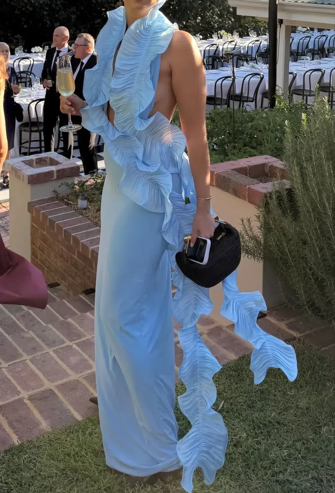 Deconduarte Hydrangea Maxi Dress for rent on The Volte - main image