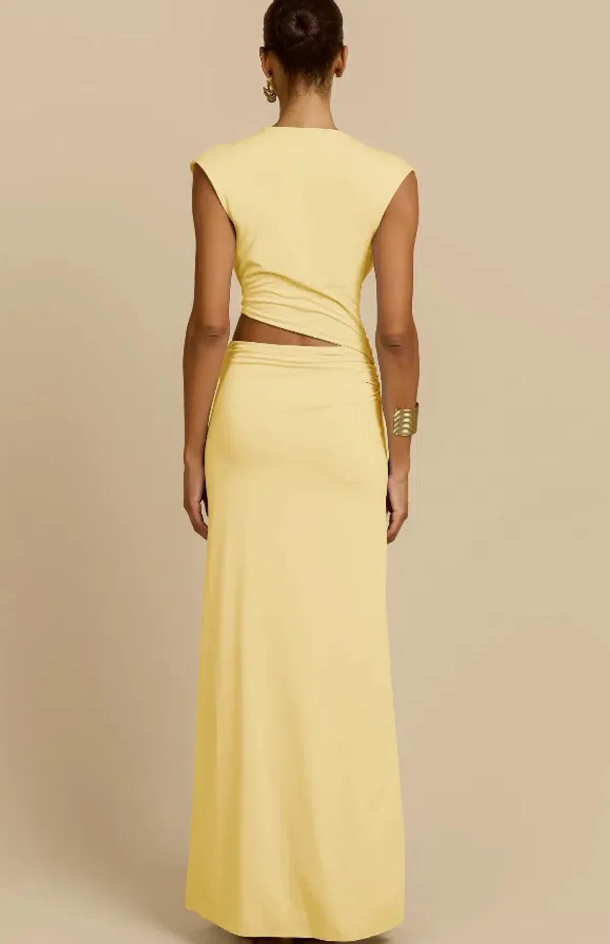 Arcina Ori Jade Dress in Lemon size 8 - Image 2