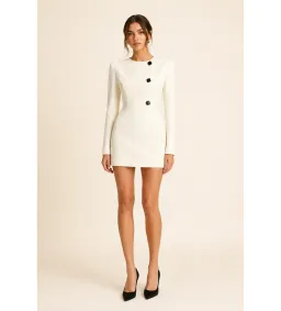 Rachel Gilbert Finley Mini Dress in Crème Size AU8 for rent on The Volte - image 1
