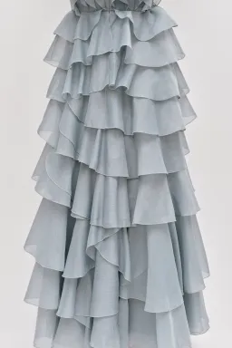 Aje Cleo Maxi Gown in Duck Egg Size 12 for rent on The Volte - image 6