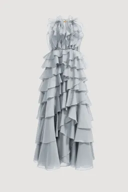 Aje Cleo Maxi Gown in Duck Egg Size 12 for rent on The Volte - image 7