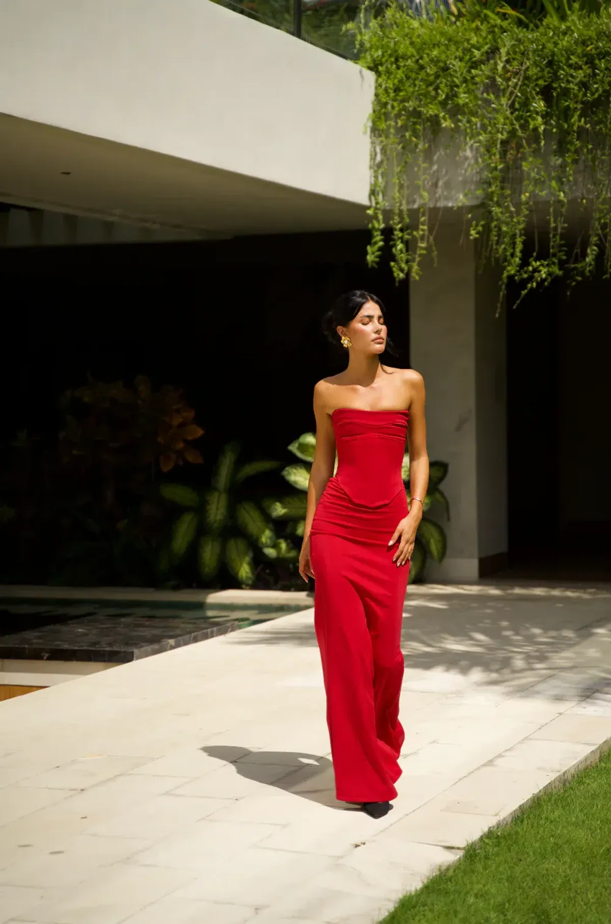 Hntr The Label LOUIE GOWN | WINE - Image 3