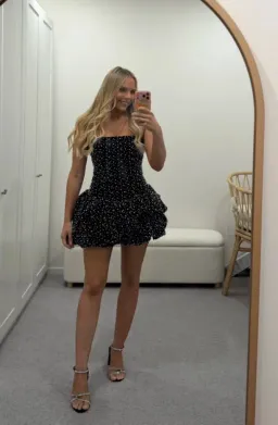 Regina Pearl Mini Dress | Size 6 for rent on The Volte - image 3