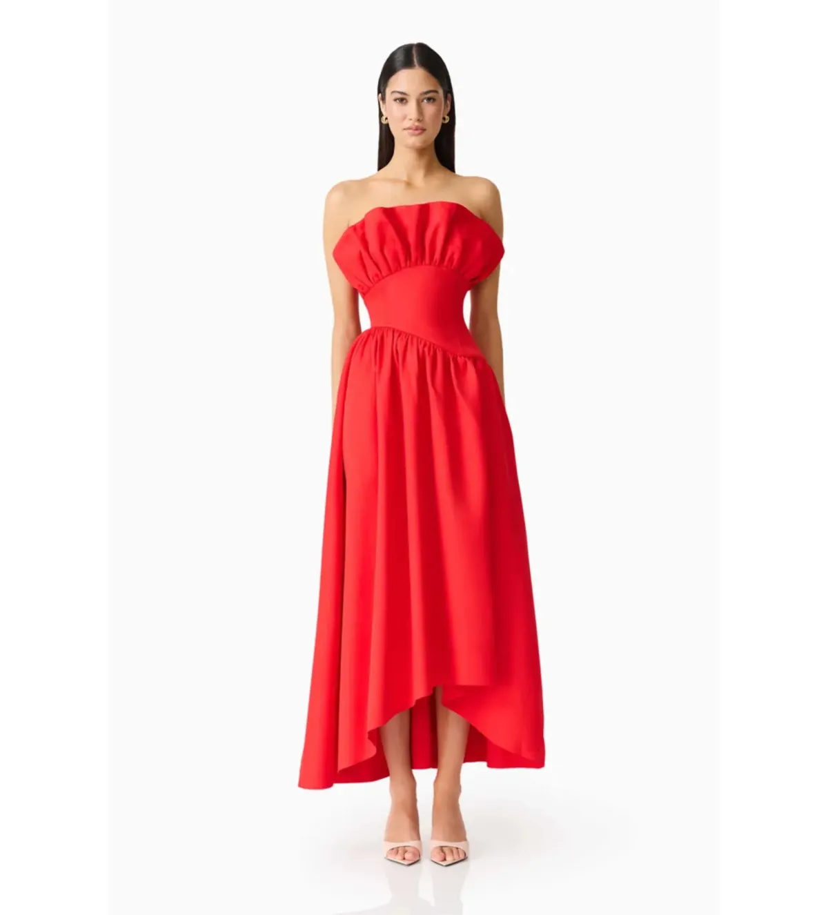 Elliatt Laurel Sleeveless Maxi Dress In Red Size XS/AU6 - Image 1