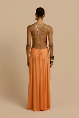 ARCINA ORI SANTINA DRESS TANGERINE SIZE 10 (M) for rent on The Volte - image 4