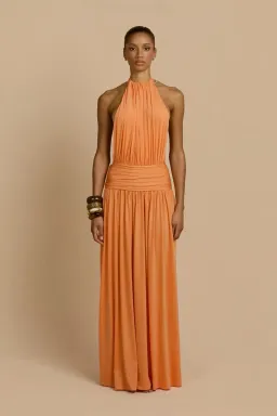 ARCINA ORI SANTINA DRESS TANGERINE SIZE 10 (M) for rent on The Volte - image 1