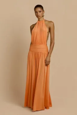ARCINA ORI SANTINA DRESS TANGERINE SIZE 10 (M) for rent on The Volte - image 2