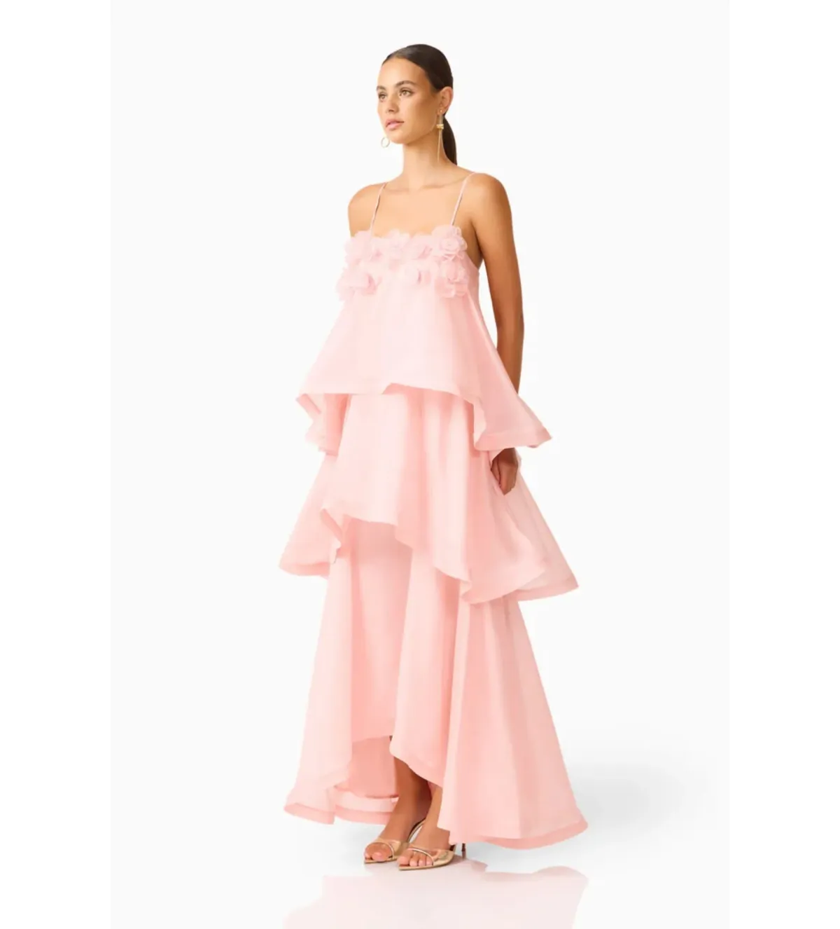 Elliatt Swallowtail Day To Night Maxi Dress In Pink Size XS/AU6 - Image 2