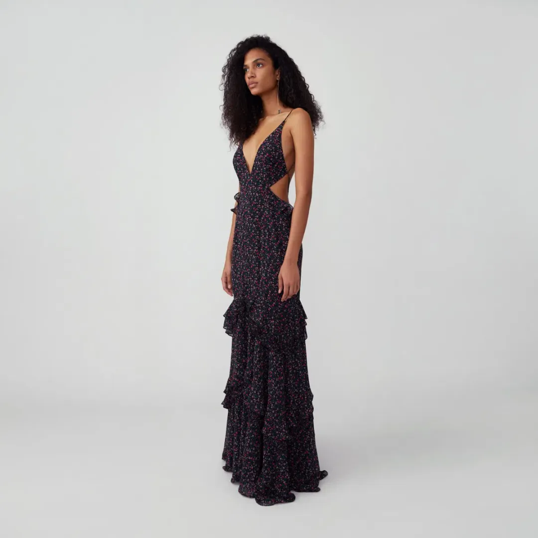 Fame & Partners St Germain Floral dress for rent on The Volte - main image