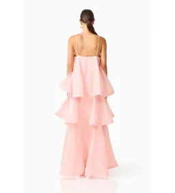 Elliatt Swallowtail Day To Night Maxi Dress In Pink Size L/AU12 for rent on The Volte - image 3