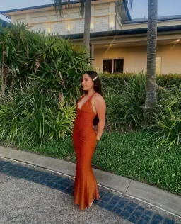 Nookie Fame Rust dress for rent on The Volte - image 6