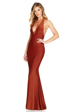 Nookie Fame Rust dress for rent on The Volte - image 8