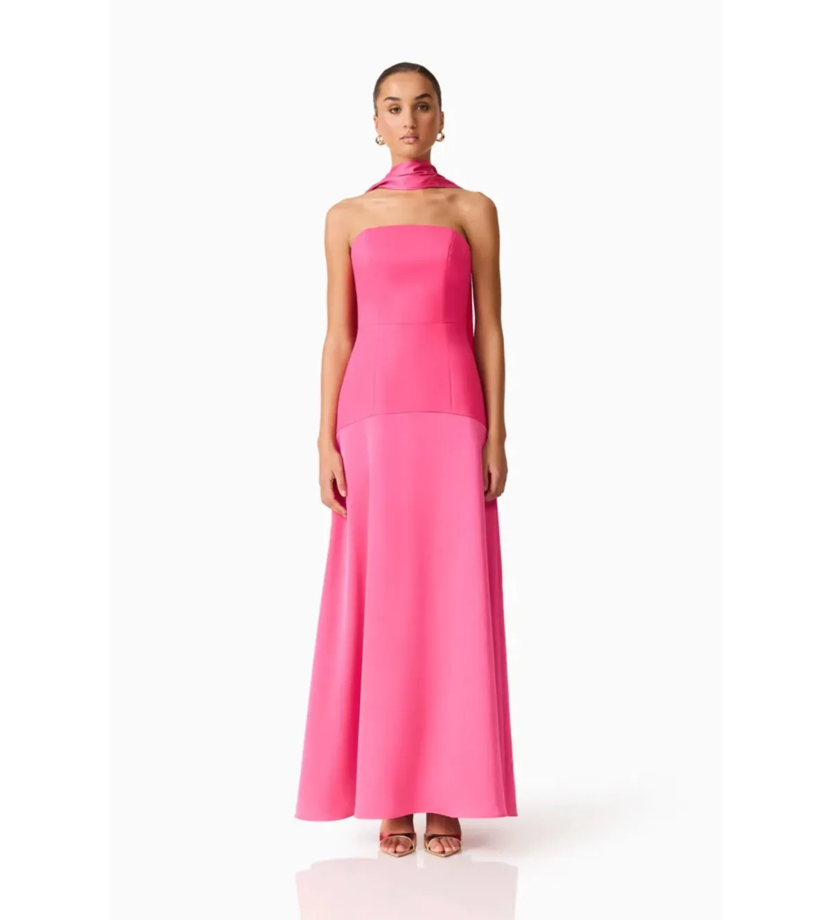 Elliatt Noralyn Strapless Gown in Pink Size XS/AU6 - Image 1