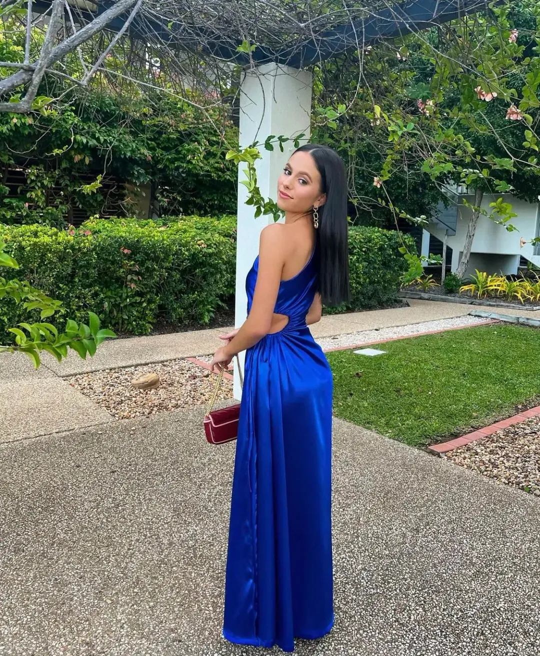 Sonya Moda Nour Cobalt Maxi dress for rent on The Volte - main image