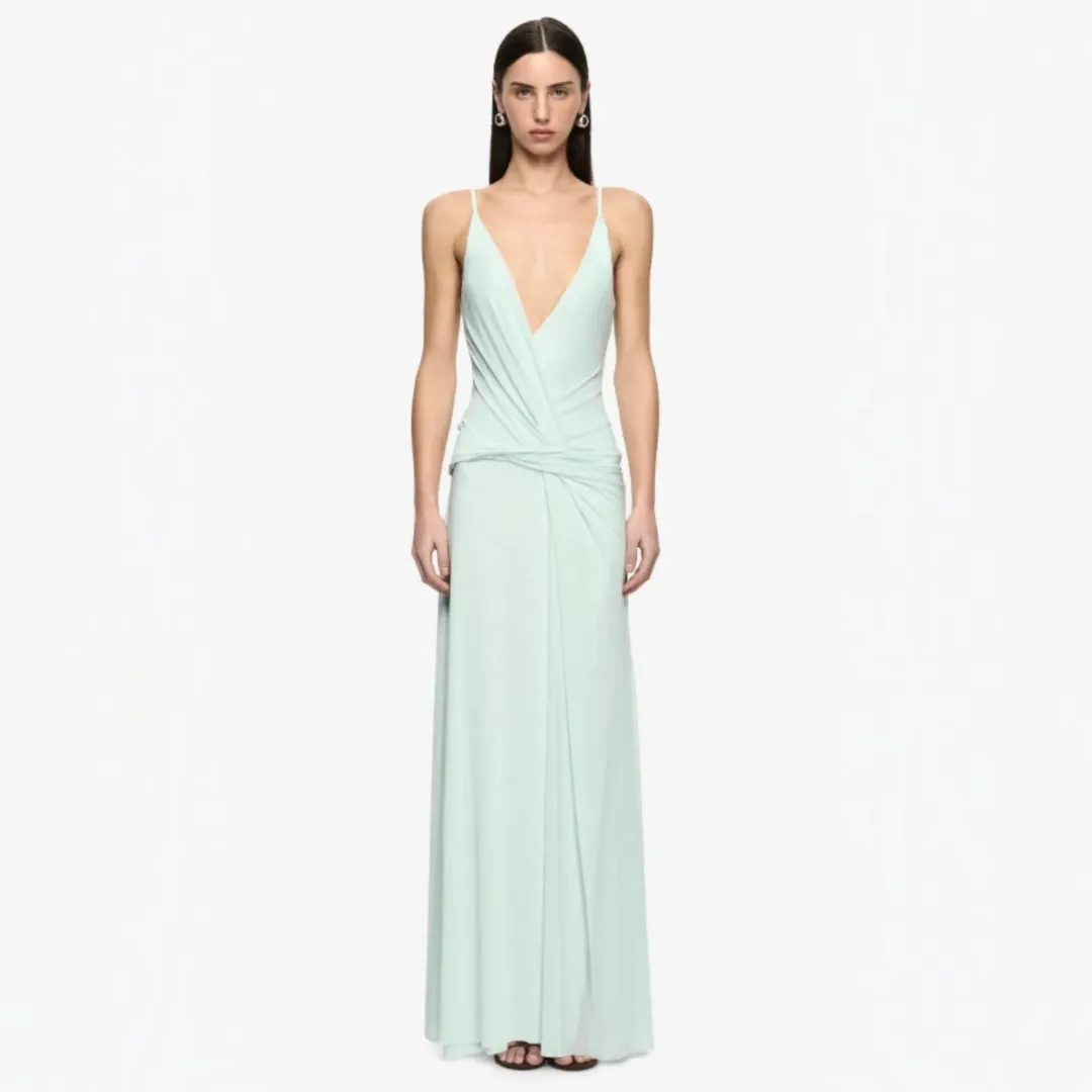 Bec & Bridge Vela Maxi Dress in Spearmint Size 8 for rent on The Volte - main image