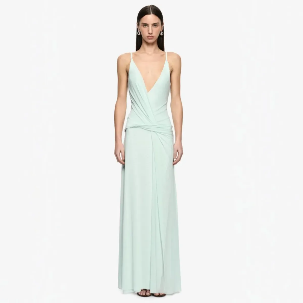 Bec & Bridge Vela Maxi Dress in Spearmint Size 8 for rent on The Volte - main image