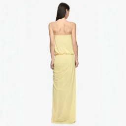 Bec & Bridge Kora Blouson Maxi Dress in Lemon Cream Size 8 for rent on The Volte - image 4