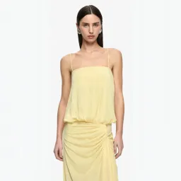 Bec & Bridge Kora Blouson Maxi Dress in Lemon Cream Size 8 for rent on The Volte - image 2