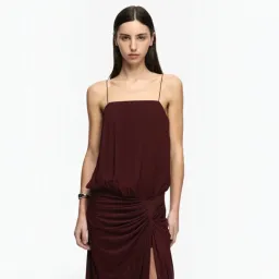 Bec & Bridge Kora Blouson Maxi Dress in Plum Size 8 for rent on The Volte - image 2