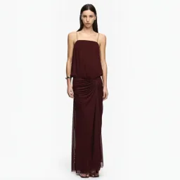 Bec & Bridge Kora Blouson Maxi Dress in Plum Size 8 for rent on The Volte - image 1