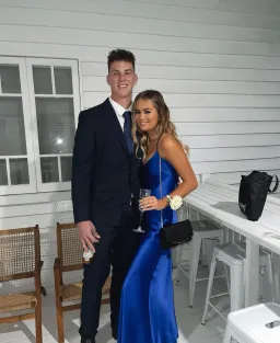 Michelle Mason Bias Cobalt dress for rent on The Volte - image 1