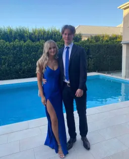 Michelle Mason Bias Cobalt dress for rent on The Volte - image 8