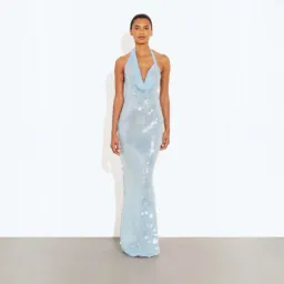 Rat and Boa Anais Gown In Blue Size 10 for rent on The Volte - image 4