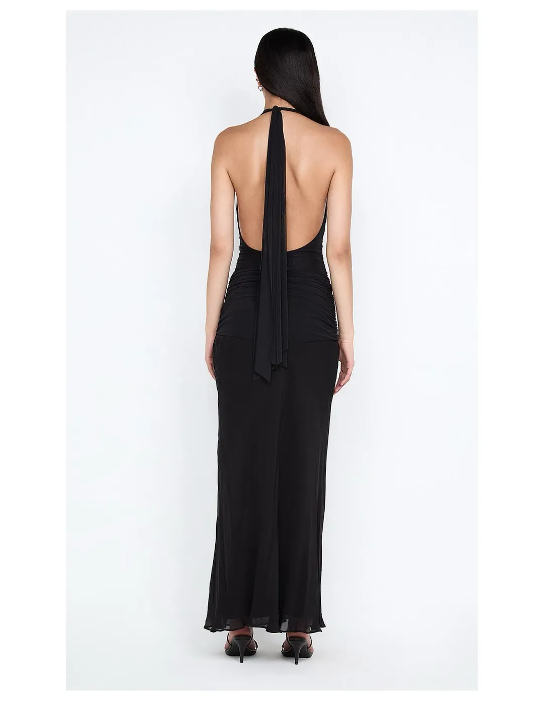 BEC & BRIDGE JASMIN HALTER MAXI BLACK / SIZE 10 for rent on The Volte - main image