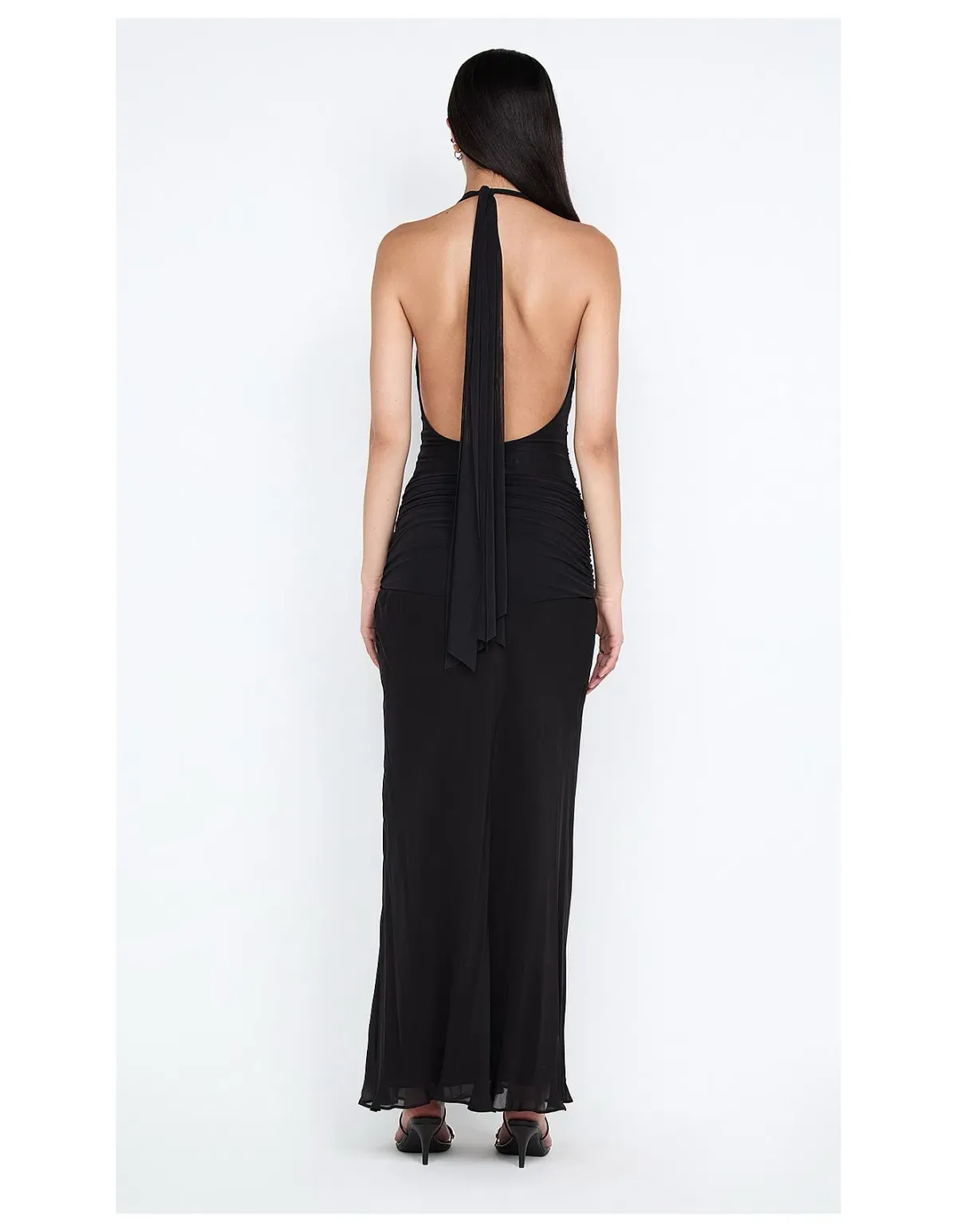 BEC & BRIDGE JASMIN HALTER MAXI BLACK / SIZE 10 - Image 2