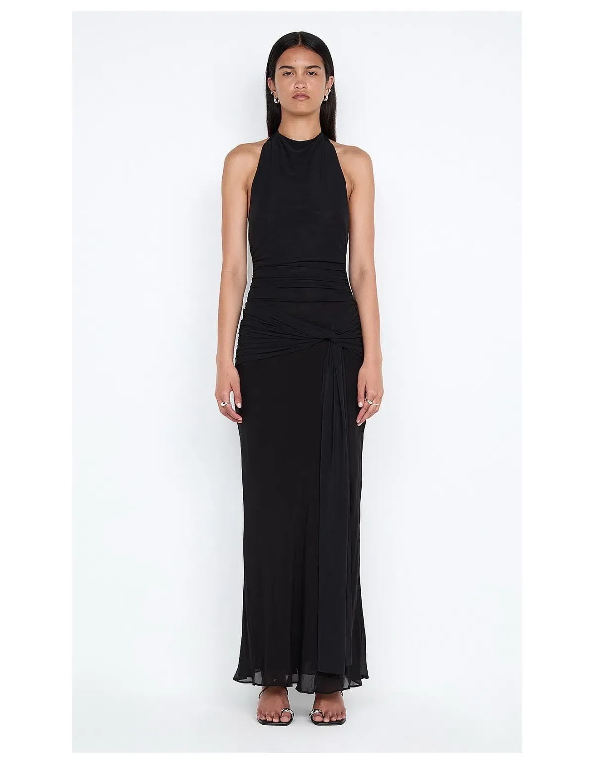 BEC & BRIDGE JASMIN HALTER MAXI BLACK / SIZE 10 for rent on The Volte - main image