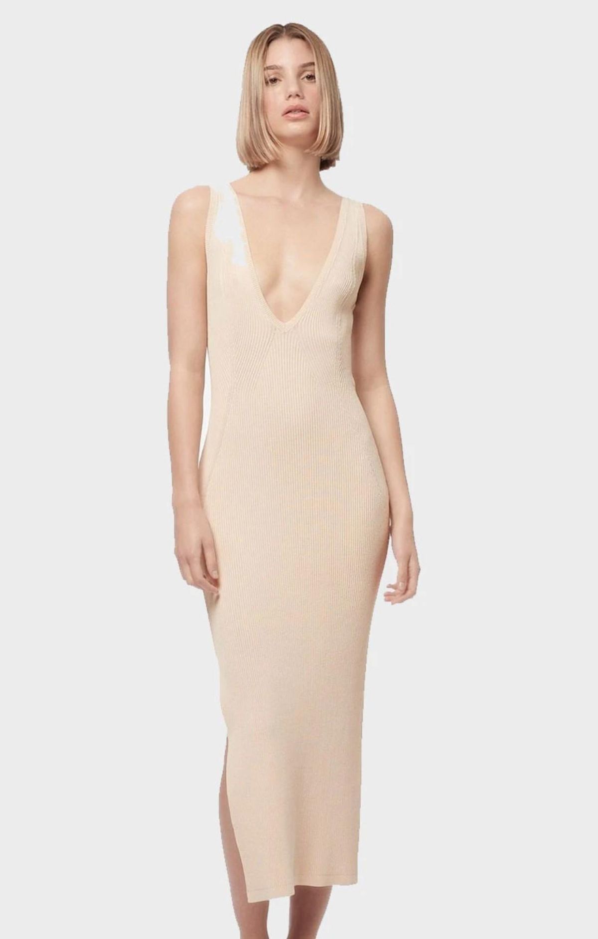 MANNING CARTELL Insta Beat Knit Dress Almond XXS - Image 1