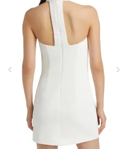 🩶 Rebecca Vallance Monroe Halter Mini Dress - Size 10 - Ivory White Silver Sequin Embellished Dress 🩶 for rent on The Volte - image 3