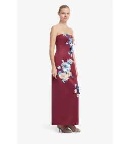 Leo Lin Rayna Embroidered Maxi Dress in Cosmos Print Size AU12 for rent on The Volte - image 2