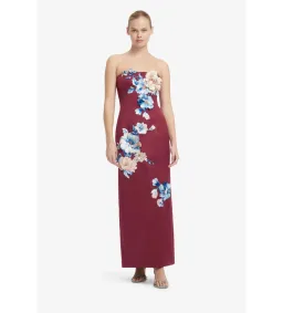 Leo Lin Rayna Embroidered Maxi Dress in Cosmos Print Size AU12 for rent on The Volte - image 3