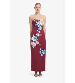 Leo Lin Rayna Embroidered Maxi Dress in Cosmos Print Size AU12 for rent on The Volte - image 1