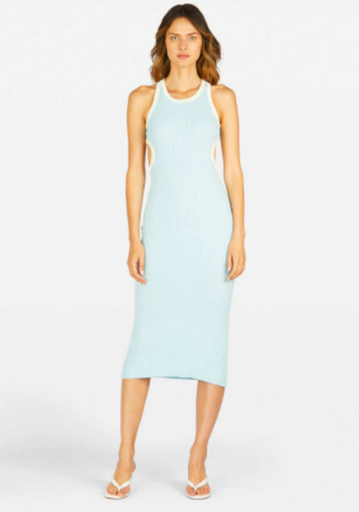 Tuchuzy Sideshow Dress Light Blue and Ivory - Image 1