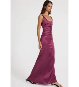Ance Gria Atlein Gown in Plum Size XS/AU6 for rent on The Volte - image 3